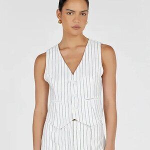 DISSH Pinstripe Vest Size 4